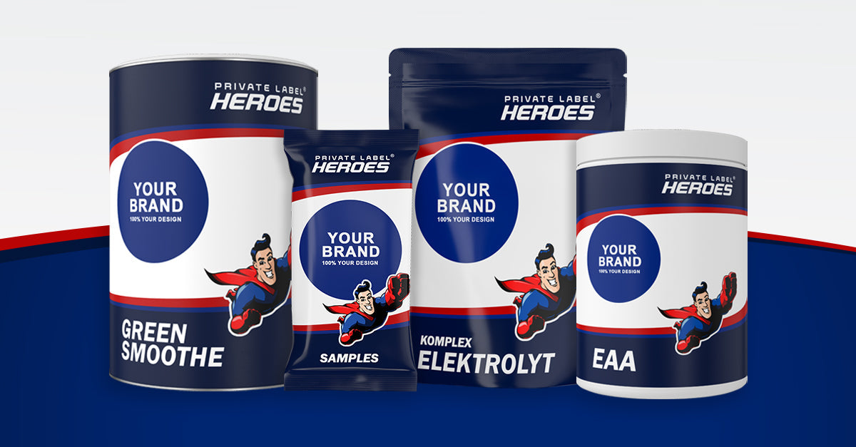 Was sind Privat Label Produkte? - Private Label Heroes - White Label Produkte - Nahrungsergänzungsmittel 