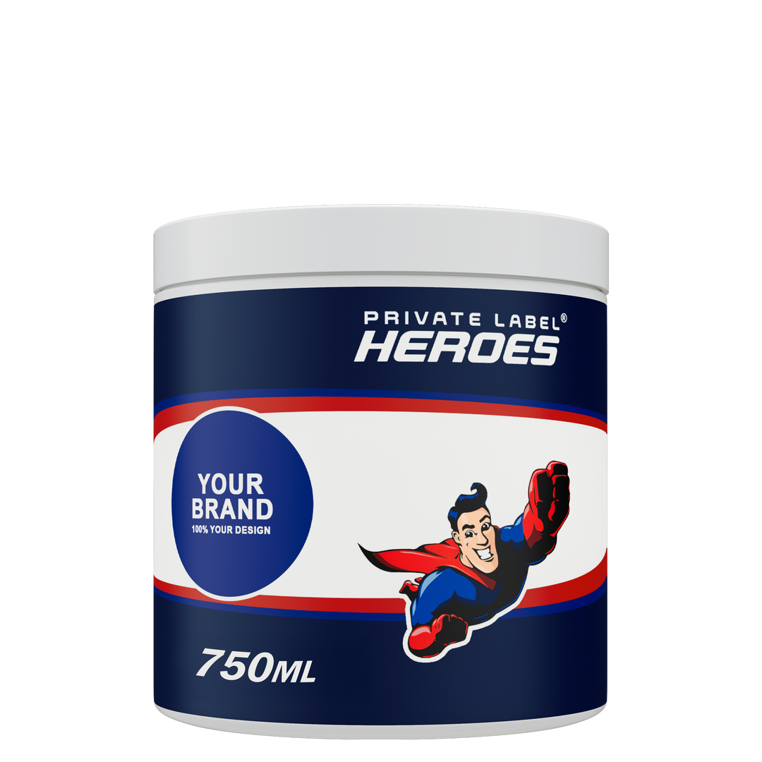 Cylindrical Jar 750ml von Private Label Heroes